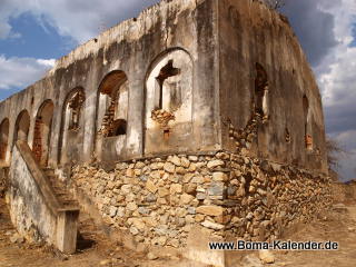 Mkalama - Inside Old German Boma/ Fort in 2012